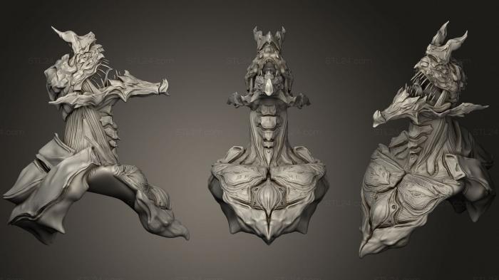 Figurines heroes, monsters and demons (EVA 02, STKM_2386) 3D models for cnc